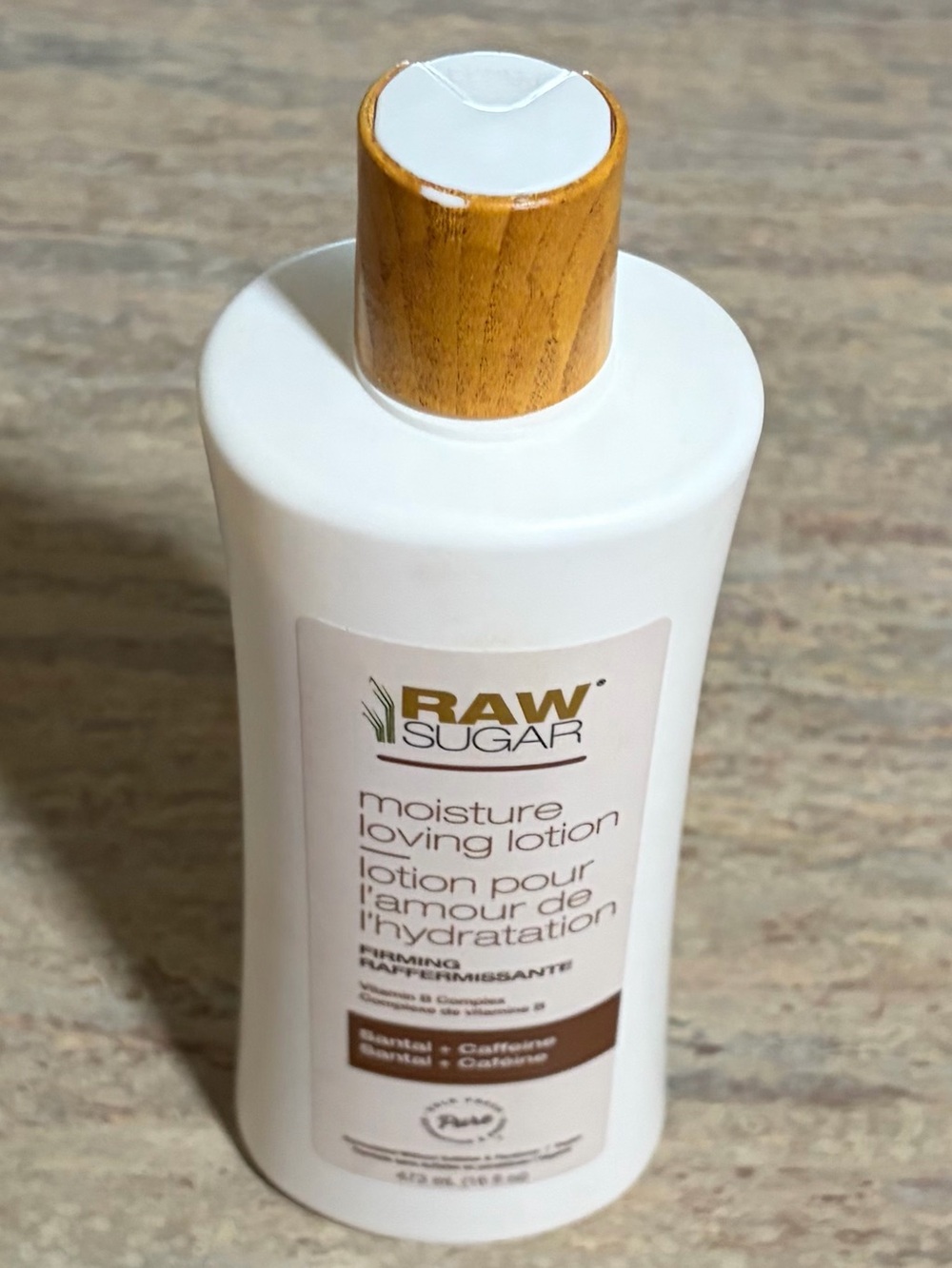 RAW Sugar Santal + Caffeine Firming Vegan Moisture Loving Lotion -